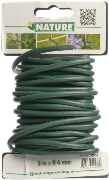 Nature Rubberband Met Draad In Kern Ø6mm X 5m