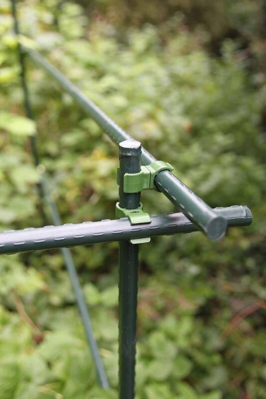 Nature Plantenstokclips Klim-En Geleide Artikel 1.6x1.6 cm Groen 10 stuks - Foto 2