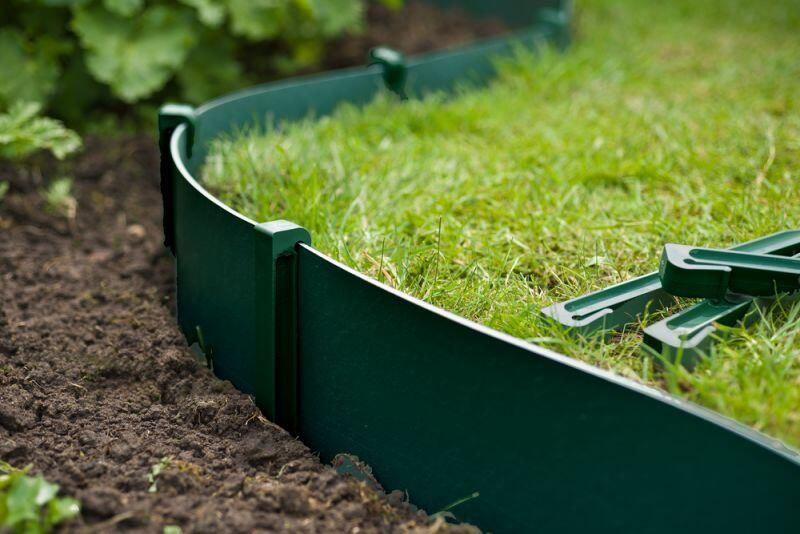 Nature NATUUR Zakje van 10 ankers voor polypropyleen tuinrand H 26 7 x 1 9 x 1 8 cm Groen
