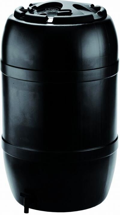 Nature Regenton Rond 120l Zwart Hdpe Inclusief Kraan 51x51x81cm - Foto 2