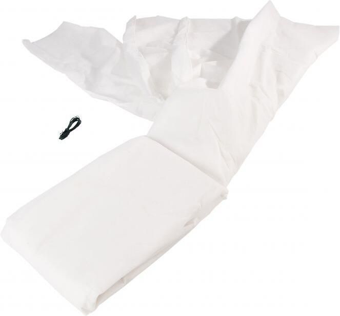 Nature plantenhoes XL 5 x 2 meter wit anti-vorst planten beschermhoes 500 x 200 cm