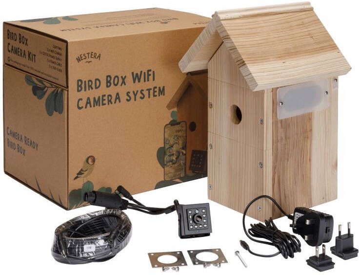 Nestera met Wifi Camera Nestkast met camera 22x19x34 cm