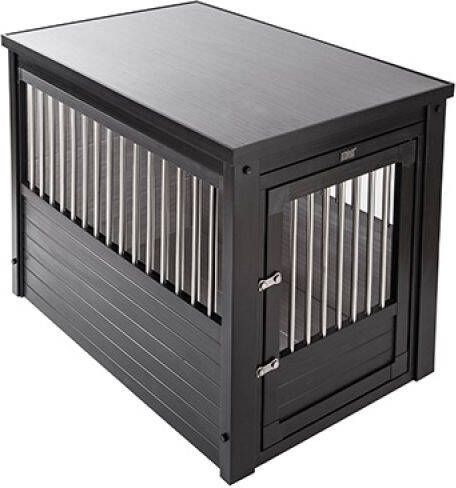 New Age Pet InnPlace Crate Hondenbench meubel Espresso Zwart 46x60x56 cm Small