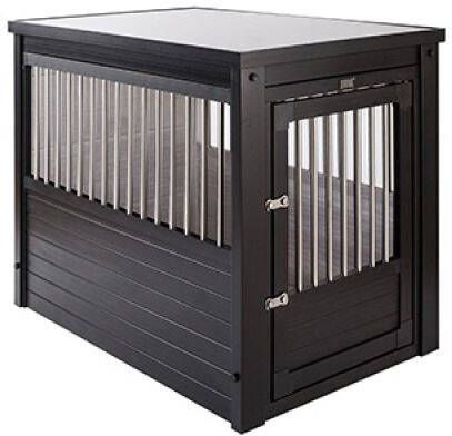 New Age Pet InnPlace Crate Hondenbench meubel Espresso Zwart 53x74x64 cm Medium
