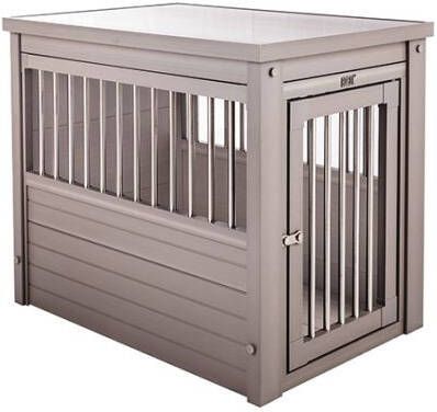 New Age Pet InnPlace Crate Hondenbench meubel Grijs 61x91x71 cm Large
