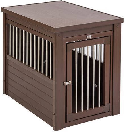 New Age Pet InnPlace Crate Hondenbench meubel Russet Bruin 61x91x71 cm Large