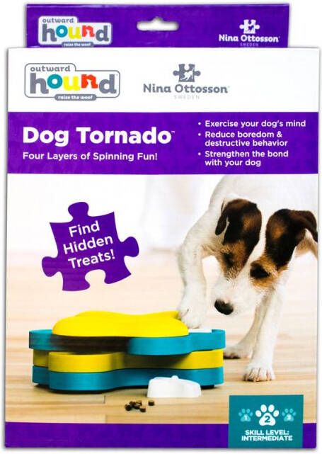 Nina Ottosson Tornado Hondpuzzel Puzzels Geel Groen 19 1x27 9x8 3 cm