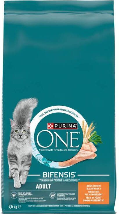 ONE Adult Kattenvoer Kip 7 5 kg