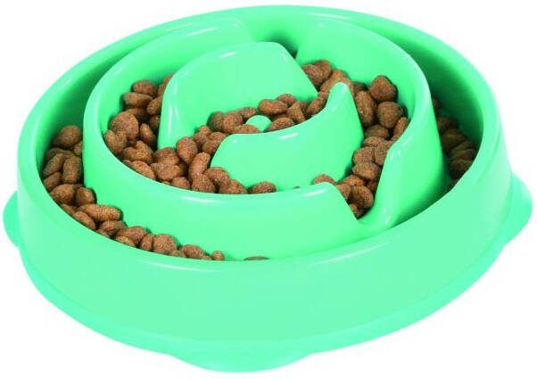 Outward Hound Anti-Schrok mini Voerbak Klein Ø 21cm Aqua