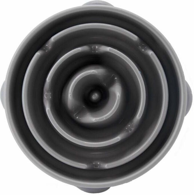 Outward Hound Anti- schrokbak Voerbak Ø29cm Grijs