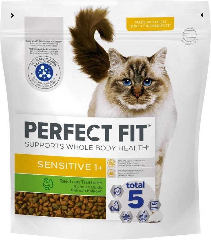 Perfect Fit Sensitive 1+ Kattenvoer Kalkoen 1 4 kg
