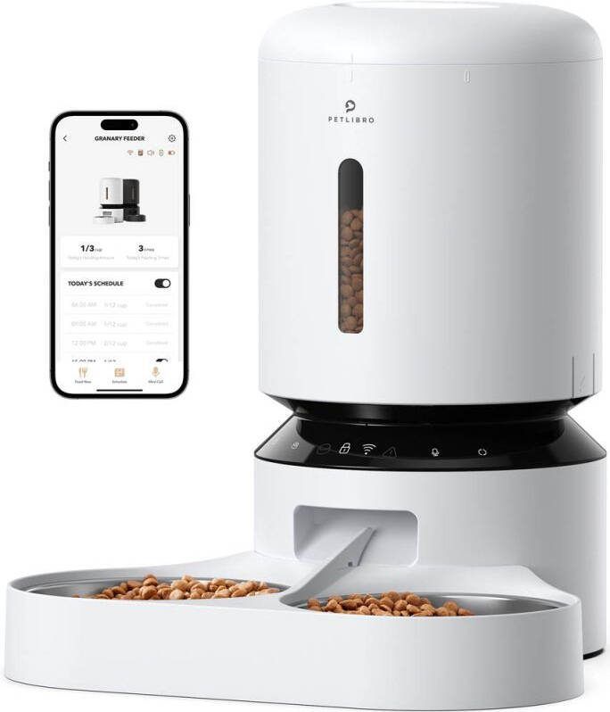 Petlibro Automatische Voerbak met Wifi dual PLAF103 Wit