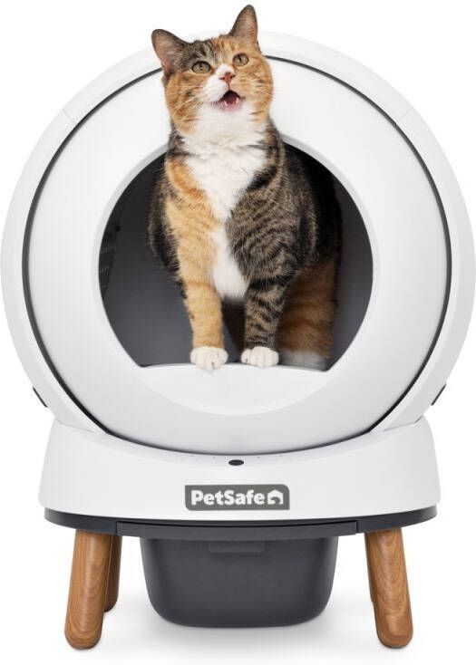 Petsafe ScoopFree SmartSpin™ Zelfreinigende Automatische Kattenbak Wit