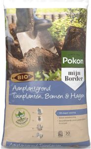 Pokon Bio Aanplantgrond voor Tuinplanten Bomen & Hagen 30l 100 dagen voeding