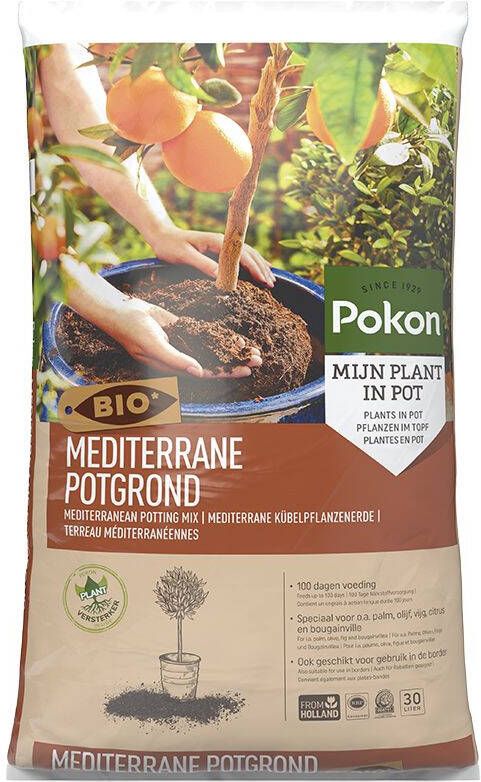 POKON Bio Mediterrane potgrond Mediteraanse potgrond 30 L