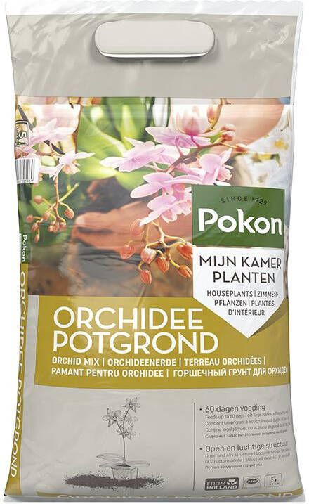 POKON Orchideeëngrond Kamerplanten potgrond 5 L