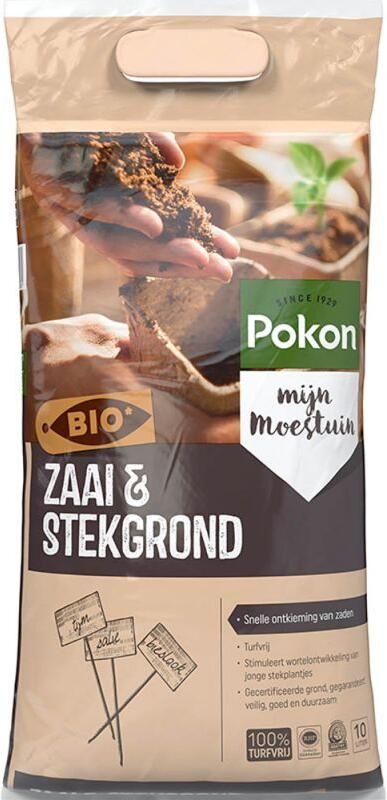 Pokon Zaai & Stekgrond Biologisch 10l