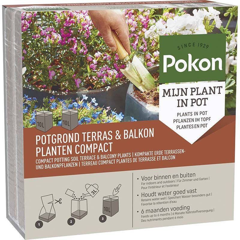 POKON Terras- en Balkon Compact Potgrond 20 L