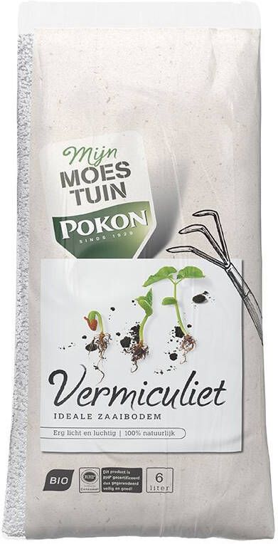 POKON Vermiculiet Zaai en stekgrond 6 L