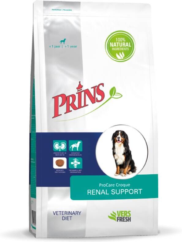 Prins Dieet ProCare Renal Support Hondenvoer veterinair Gevogelte 10 kg