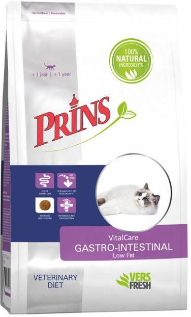 Prins Dieet VitalCare Gastro-Intestinal Kattenvoer veterinair Zalm 1 5 kg