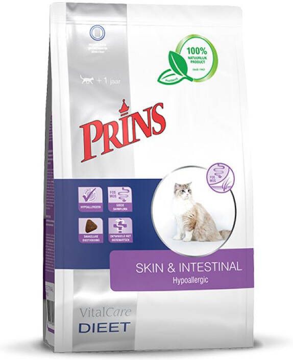 Prins Dieet VitalCare Skin & Intestinal Kattenvoer veterinair Eend 1 5 kg