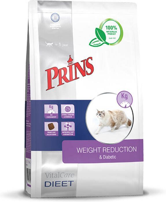 Prins Dieet VitalCare Weight Reduction Kattenvoer veterinair Gevogelte 1 5 kg