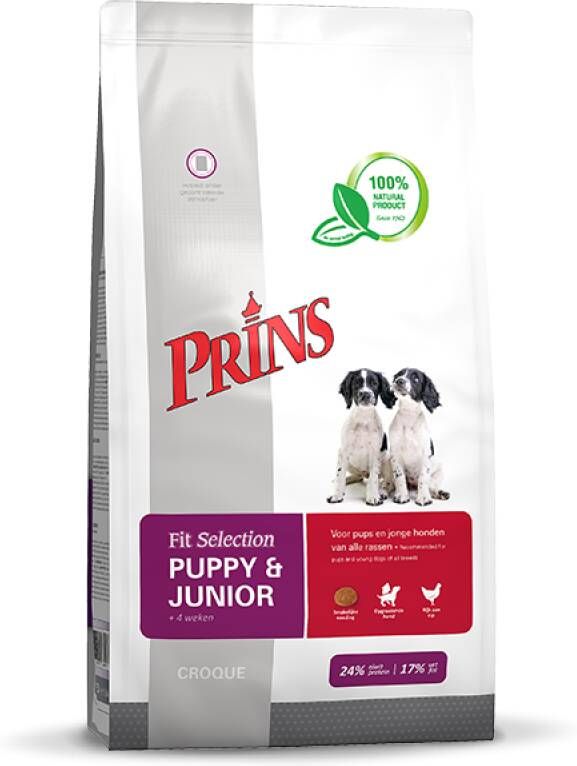 Prins Fit Selection Puppy & Junior Hondenvoer 10 kg