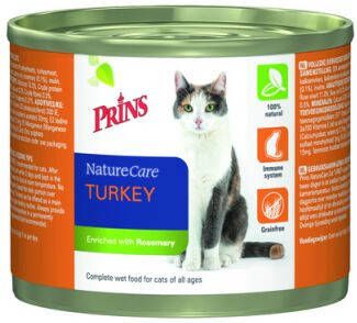 Prins Kattenvoer Kalkoen 200 gram