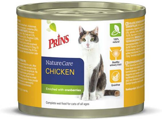 Prins Kattenvoer Kip 200 gram