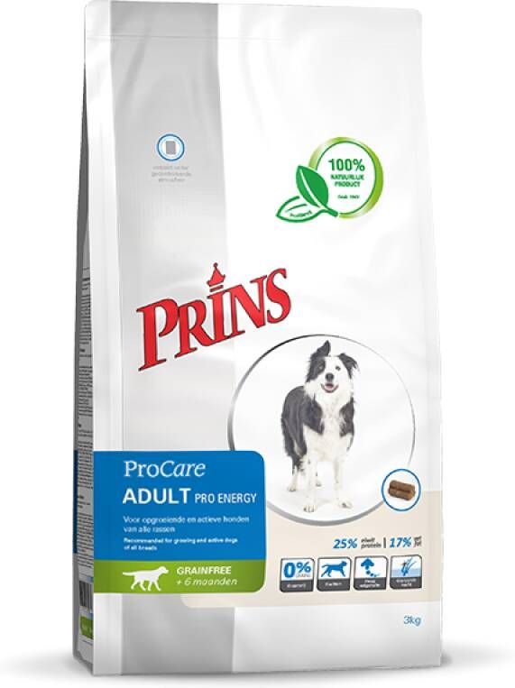 Prins ProCare Grainfree Adult Pro Energy Hondenvoer 12 kg