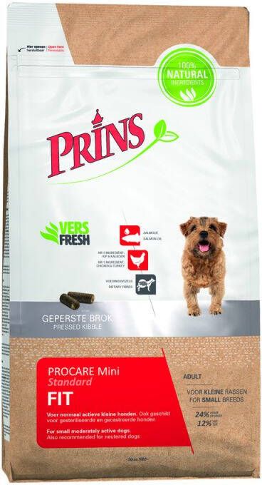 Prins ProCare Mini Standaard Fit Hondenvoer Gevogelte 3 kg