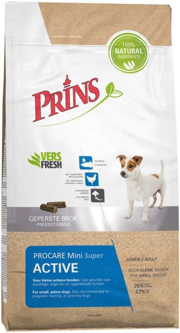 Prins ProCare Mini SUPER ACTIVE Hondenvoer 3 kg