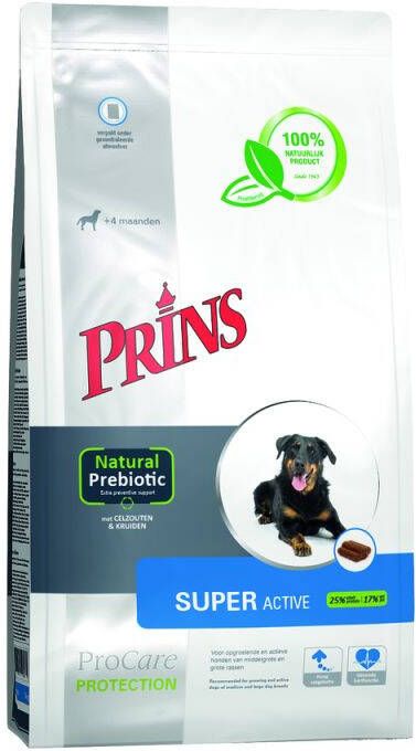 Prins Procare protection super active Hondenvoer 15 kg