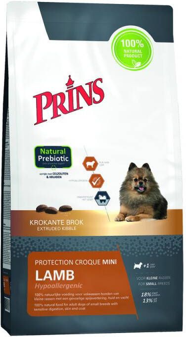 Prins Protection Croque Mini Lamb Hypoallergenic Hondenvoer 10 kg