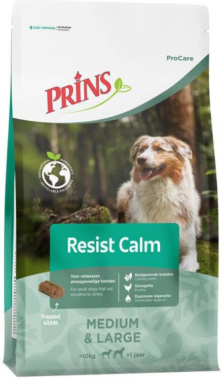 Prins Resist Calm Medium & Large Hondenvoer Gevogelte 12 kg