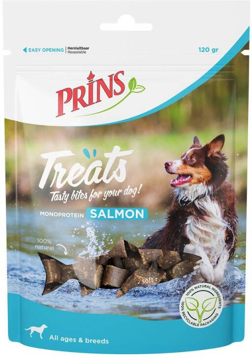 Prins Treats Hondensnack Zalm doos 120 gram