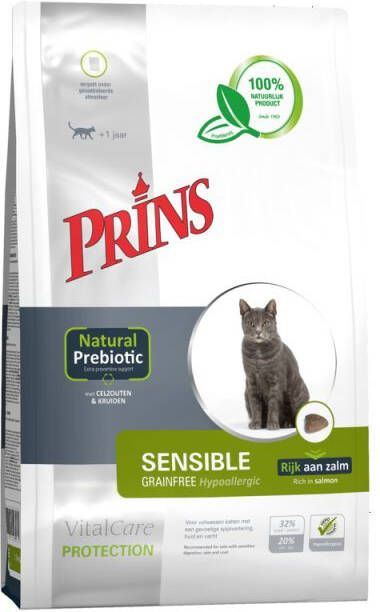 Prins VitalCare Protection Grainfree Kattenvoer Zalm 5 kg