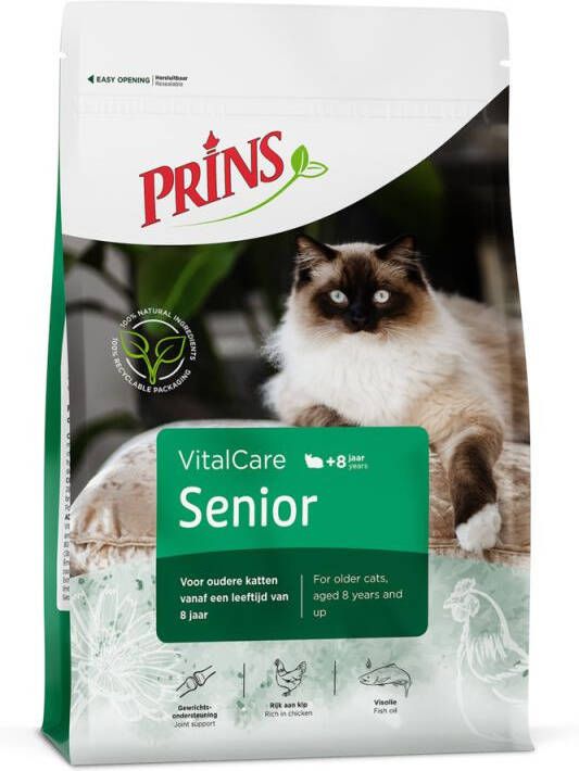 Prins VitalCare SENIOR Kattenvoer Gevogelte 1 5 kg