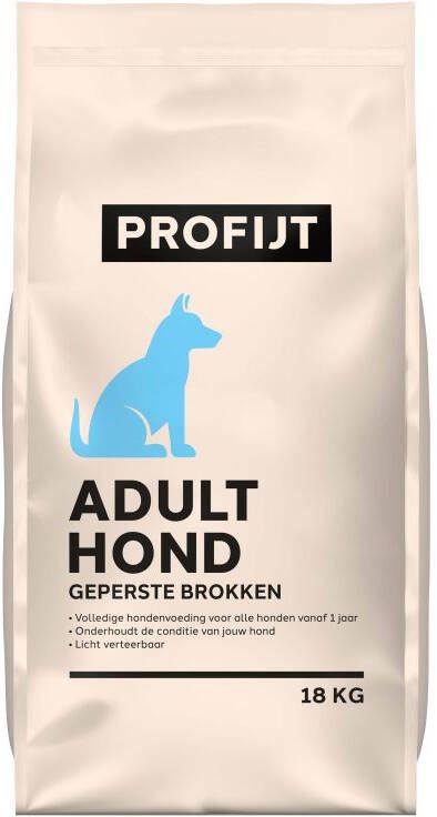 Profijt Adult Geperste brokken Hondenvoer 18 kg