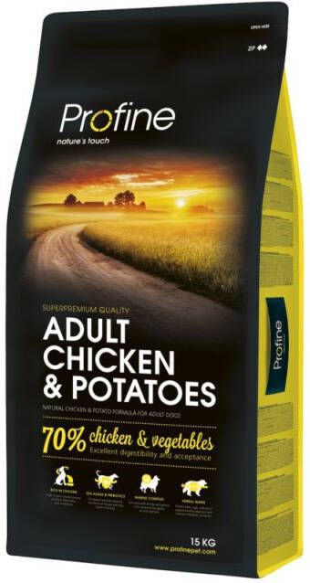 Profine Adult Hondenvoer Kip Aardappel 15 kg