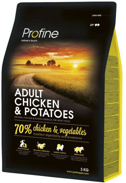 Profine Adult Hondenvoer Kip Aardappel 3 kg