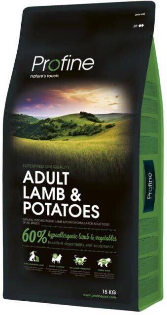 Profine Adult Hondenvoer Lam Aardappel 15 kg