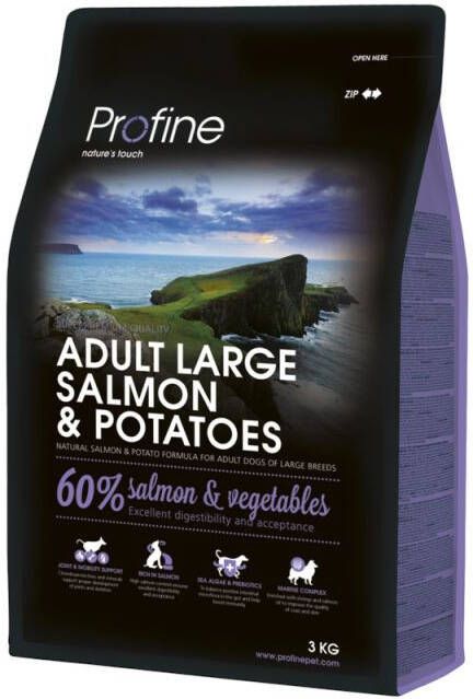 Profine Adult Large Breed Hondenvoer Zalm Aardappel 3 kg