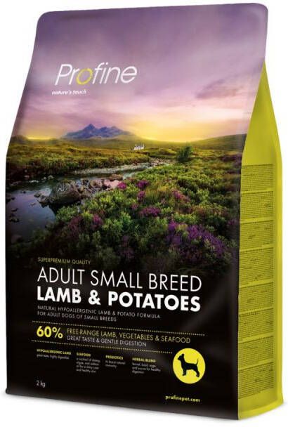 Profine Adult Small Breed Hondenvoer Lam Aardappel 2 kg