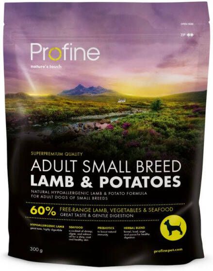 Profine Adult Small Breed Hondenvoer Lam Aardappel 300 gram