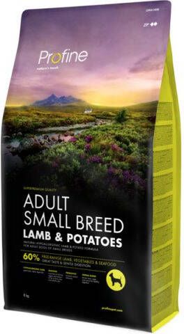 Profine Adult Small Breed Hondenvoer Lam Aardappel 8 kg