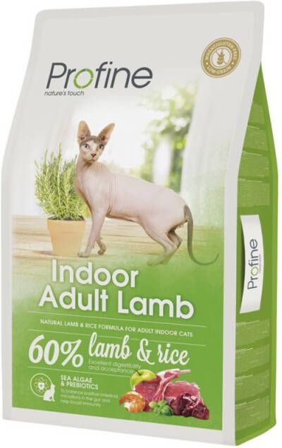 Profine Indoor Adult Lamb Kattenvoer Kip Rijst 10 kg