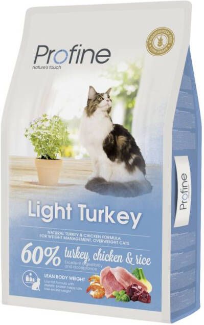 Profine Light Turkey Kattenvoer Kalkoen Rijst 10 kg