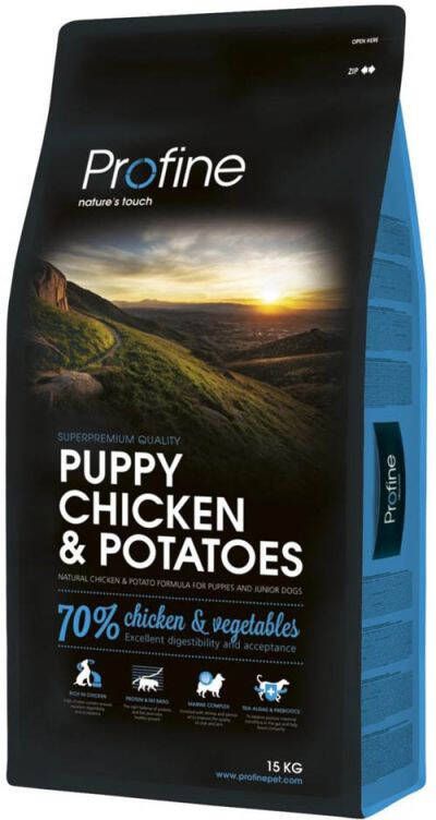 Profine Puppy Hondenvoer Kip Aardappel 15 kg